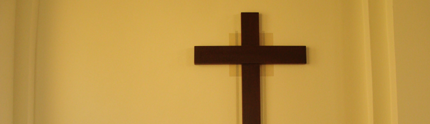 Kreuz im inneren der Kirche