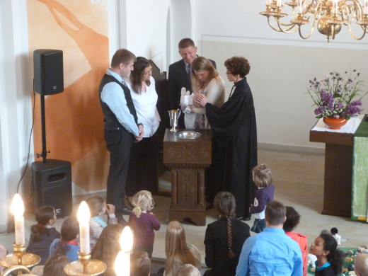 Taufe im "11-Uhr-Gottesdienst"